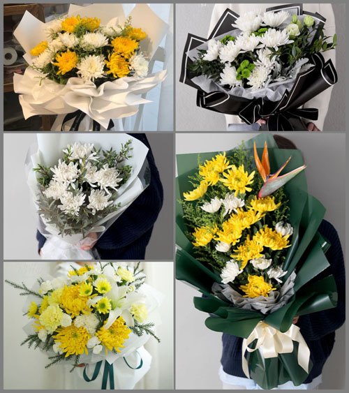 河南南阳社旗县唐庄乡李湾村白事花束代送